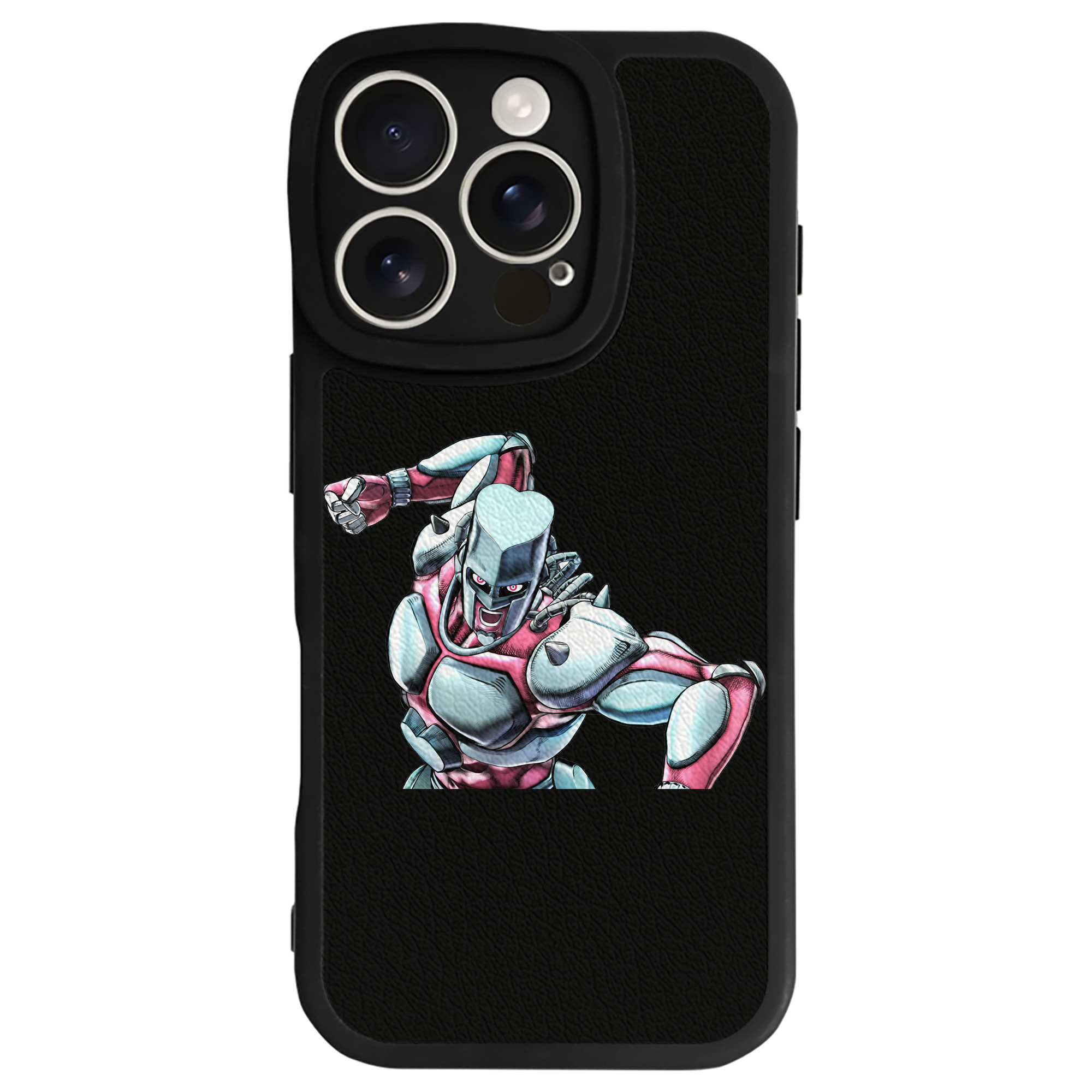 （画像用） ジョジョの奇妙な冒険 ひがしかた じょうすけ JoJo's Bizarre Adventure Higashikata Josuke 【iPhone 16シリーズ対応】シリコンスマホケース（レザー調） 材質：シリコン